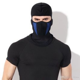 Black Winter Fleece Balaclava Full Face Mask Thermal Warmer Cycling Hood Liner Sports Ski Bike Riding Snowboard Shield Hat Cap
